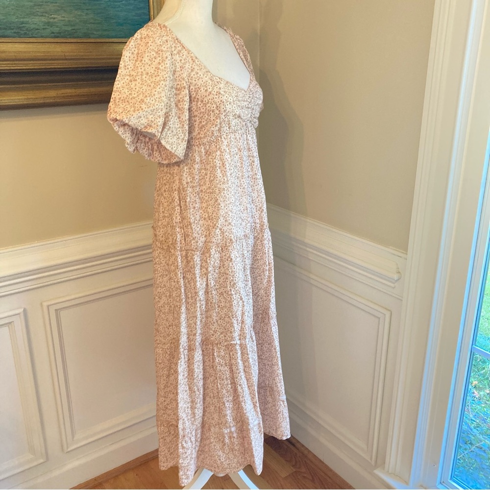 SHOW ME YOUR MUMU Odette Ditsy Daisy Floral Midi Dress - Picture 15 of 15